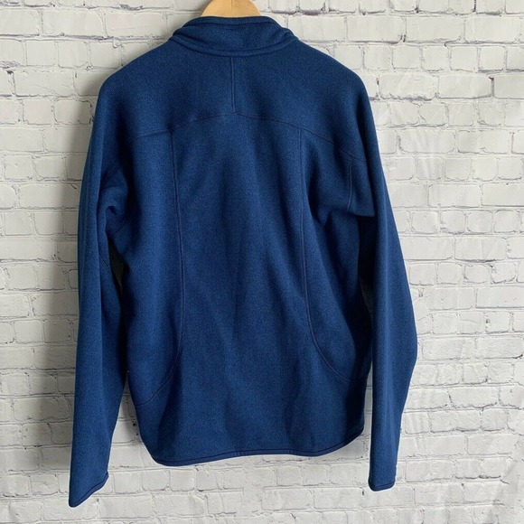 Patagonia Mens Better Sweater 1/4 Zip Pullover Size Medium Jacket Blue - Picture 3 of 4